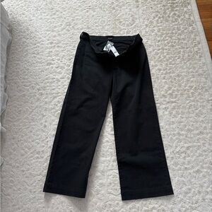 J. Crew Black Wide Leg Pants